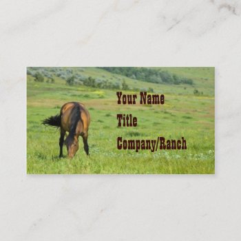 At Pasture Western Business Card by bubbasbunkhouse at Zazzle