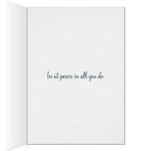 at peace ~ Charming Fox Under a Full Moon Card (Inside (Right))