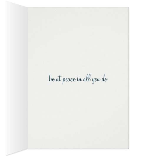 at peace ~ Charming Fox Under a Full Moon Card (Inside (Right))