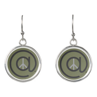 At Peace drop earrings