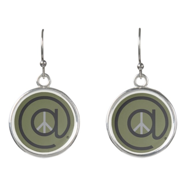At Peace drop earrings (Front)