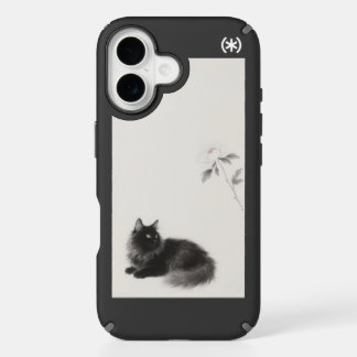 at phone case black cat cute phone case minimalist