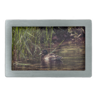 At Pond's Edge Rectangular Belt Buckle