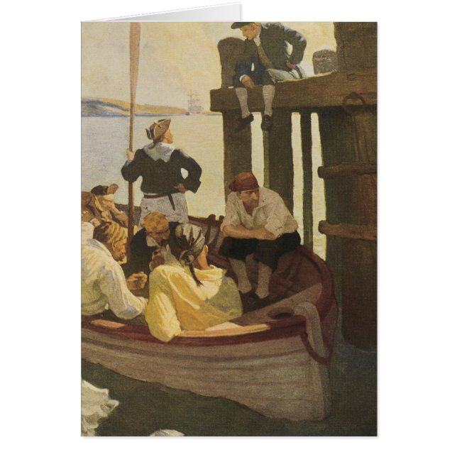 At Queen's Ferry by NC Wyeth, Vintage Pirates (Front)