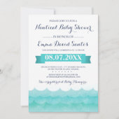 At Sea Nautical Baby Shower Invitation (Front)