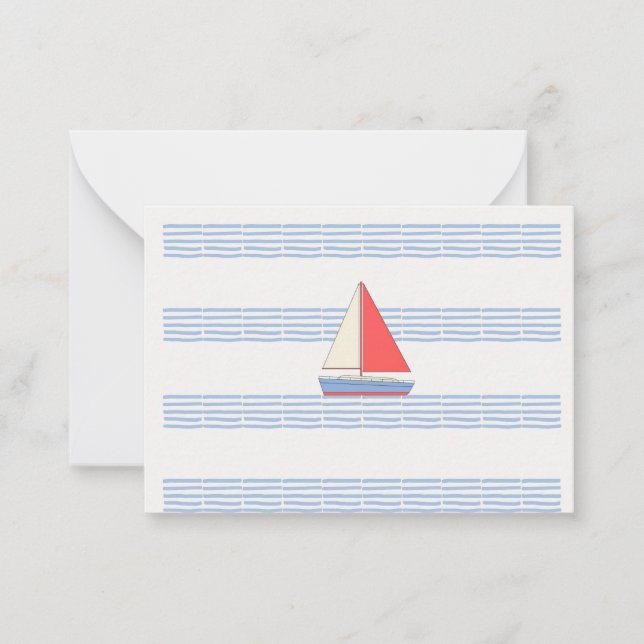 At Sea  Note Card (Front)
