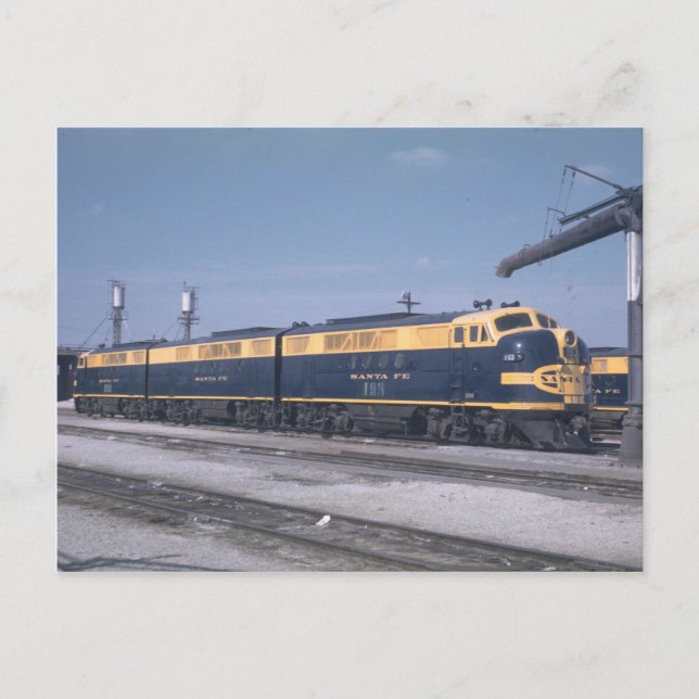 AT&SF EMD FT, set Postcard (Front)