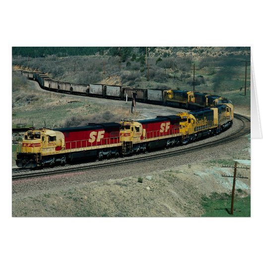 AT&SF GE CARDS (Front Horizontal)