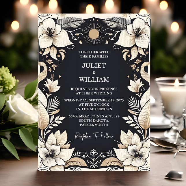 At Simple Traditional Marriage Vow Renewal Wedding Invitation (Creator Uploaded)