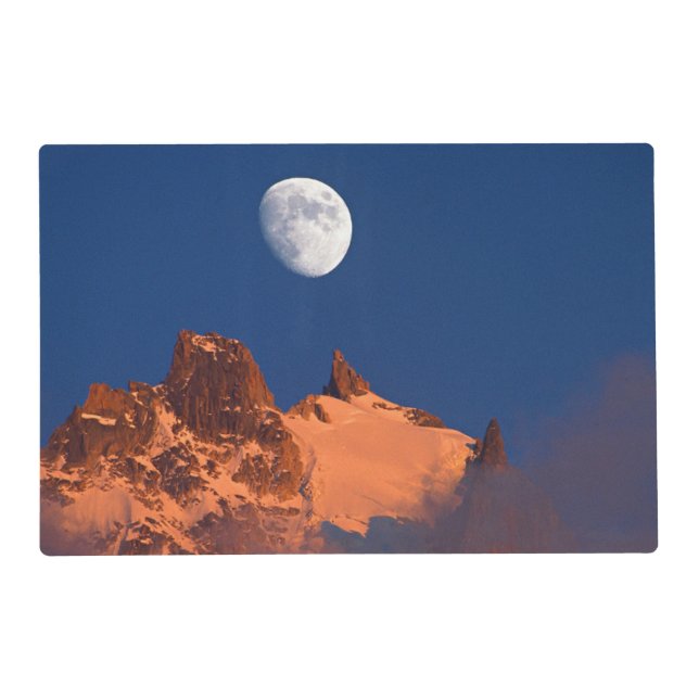 At Sunrise | Aiguille du Plan Chamonix, France Placemat (Front)