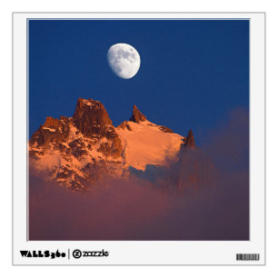 At Sunrise   Aiguille du Plan Chamonix, France Wall Decal