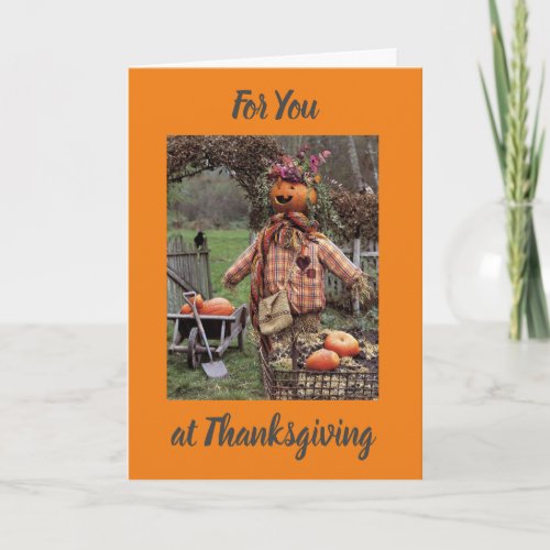 AT THANKSGIVING THANKFUL FOR YOU CARD