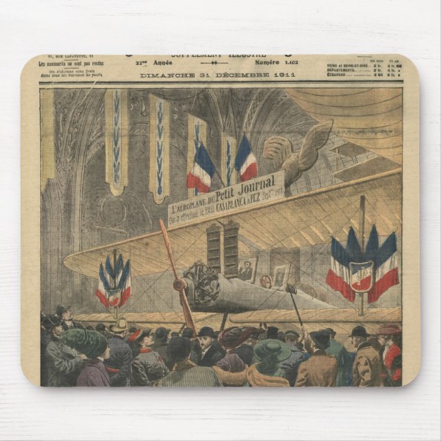 At the Aircraft Salon Mouse Pad (Front)