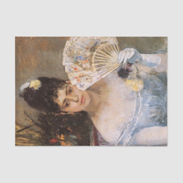 At the Ball by Berthe Morisot Tissue Paper (Front)