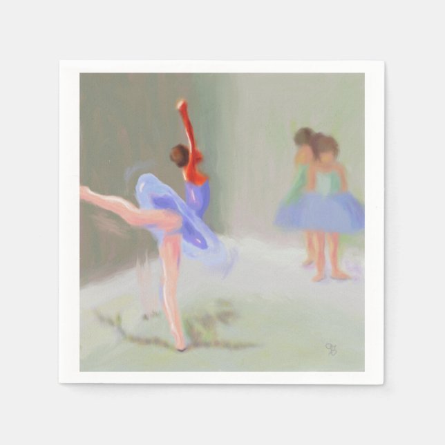 At the Ballet Paper Napkins (Front)