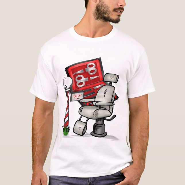 At The Barber Shop T-Shirt (Front)