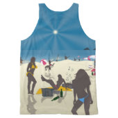 At the Beach All-Over-Print Tank Top (Back)