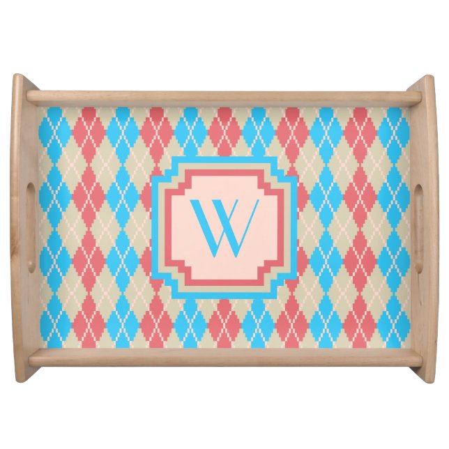 At the Beach Argyle Serving Tray (Front)