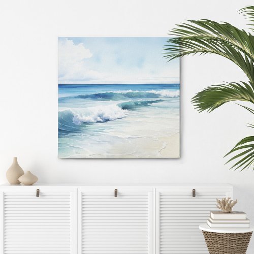 At the Beach Canvas Print