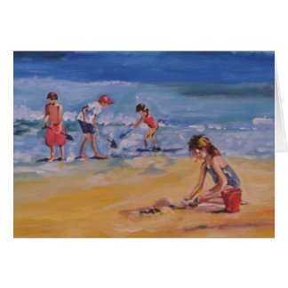 At the beach cards