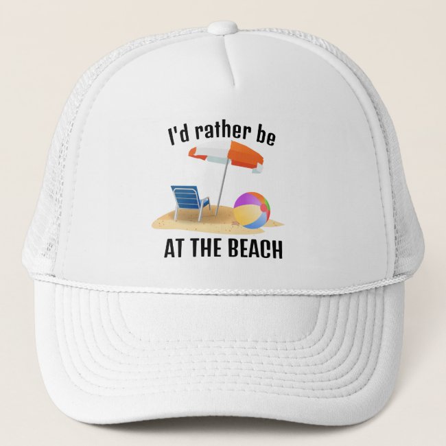 At the Beach Design Hat