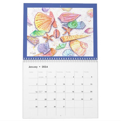 At the Beach Hawaiian Kauai Calendar | Zazzle