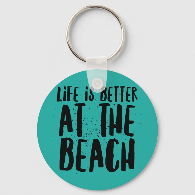 At The Beach Keychain (Front)