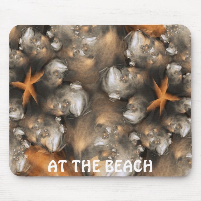 At The Beach Mouse Pad (Front)