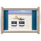 At the Beach Serving Tray on Blue