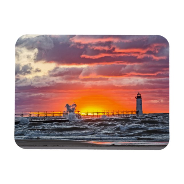 At the Beginning of the Sunset Magnet (Horizontal)