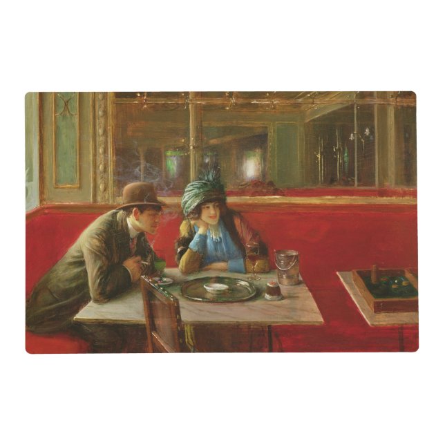 At the Cafe Placemat (Front)