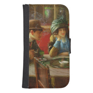 At the Cafe Galaxy S4 Wallet Case