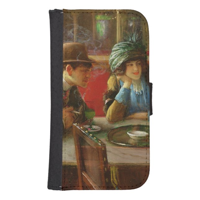 At the Cafe Samsung Galaxy Wallet Case (Front)