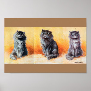 At The Cat Show, Louis Wain Poster