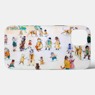 At the Cat-Town Races, Louis Wain iPhone 13 Case