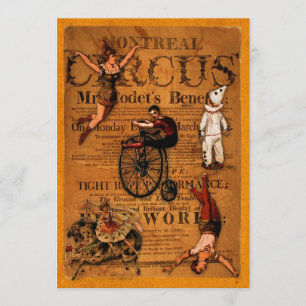 At the Circus Invitation