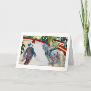 At the Circus, Lautrec Card