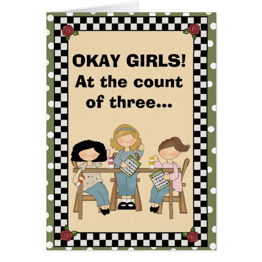 At the count of three... cards (Front)