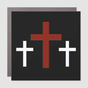 At The Cross Car Magnet