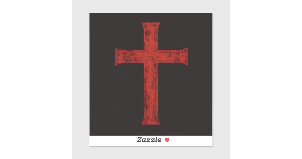 At The Cross Sticker | Zazzle