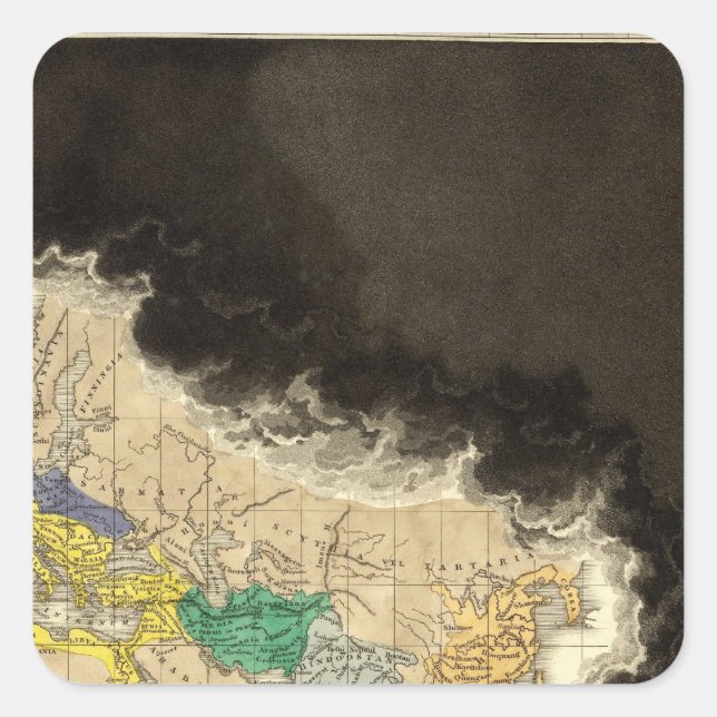 At The Death of Constantine 337 AD Square Sticker (Front)