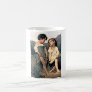 At the Edge of the Brook, Bouguereau Coffee Mug