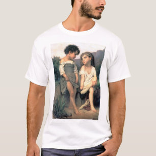 At the Edge of the Brook, Bouguereau T-Shirt