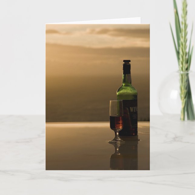 At the end of the day card (Front)