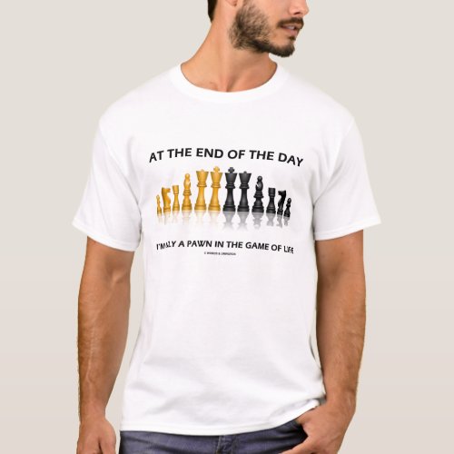 At The End Of The Day Im Only A Pawn Game Of Life T_Shirt