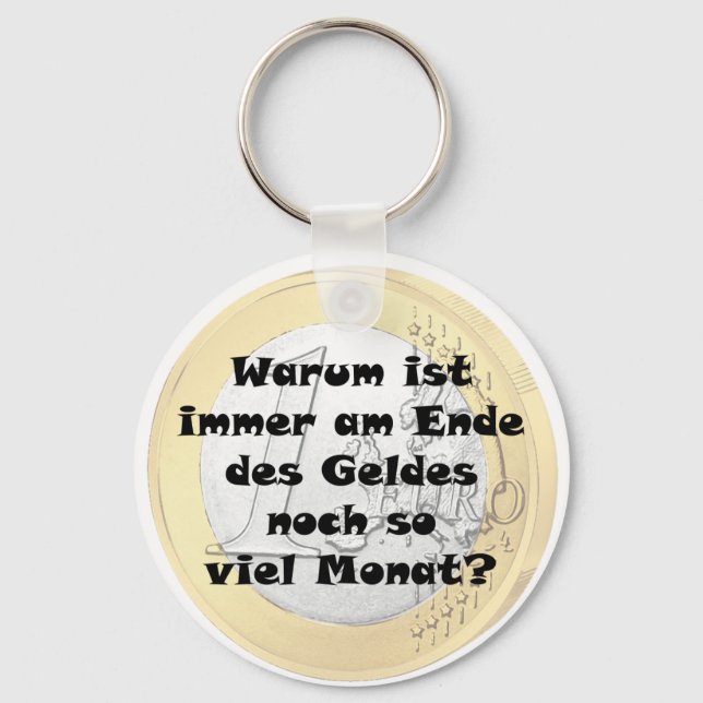 At the end of the money so much month keychain (Front)