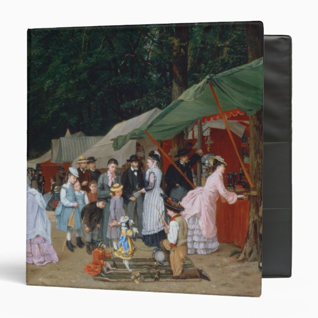 At The Fair,1877 3 Ring Binder (Front/Inside)