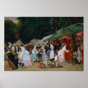 At The Fair,1877 Poster