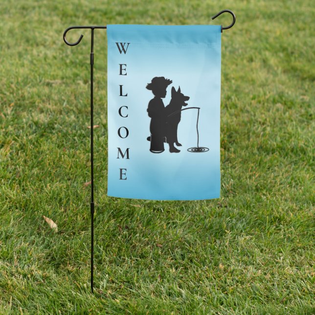 At the Fishing Hole Welcome Garden Flag (In SItu)