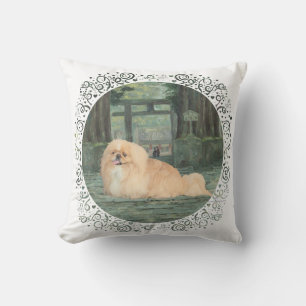 At the Gate Throw Pillow